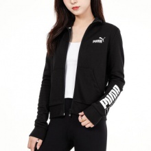 PUMA彪马女装上衣外套 官方旗舰新款运动服时尚运动针织透气时尚休闲立领夹克