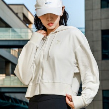 女装夹克 运动休闲时尚刺绣拉链连帽宽松外套上衣