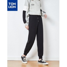 唐狮情侣休闲裤男加绒束腿裤子男